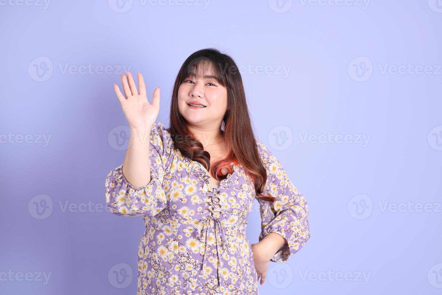 Chubby Asian Woman photo