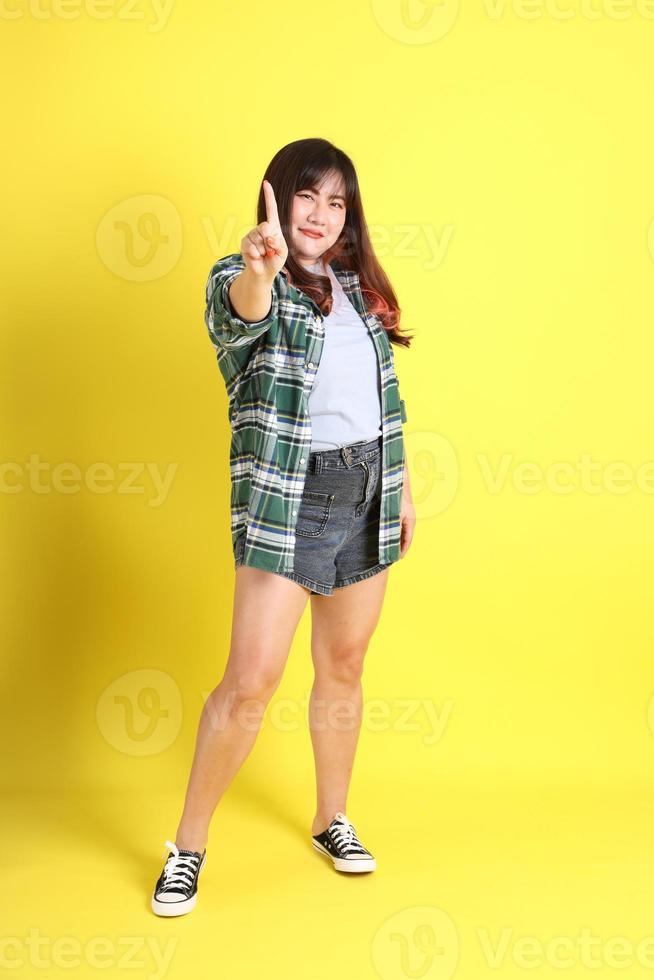 Chubby Asian Woman photo
