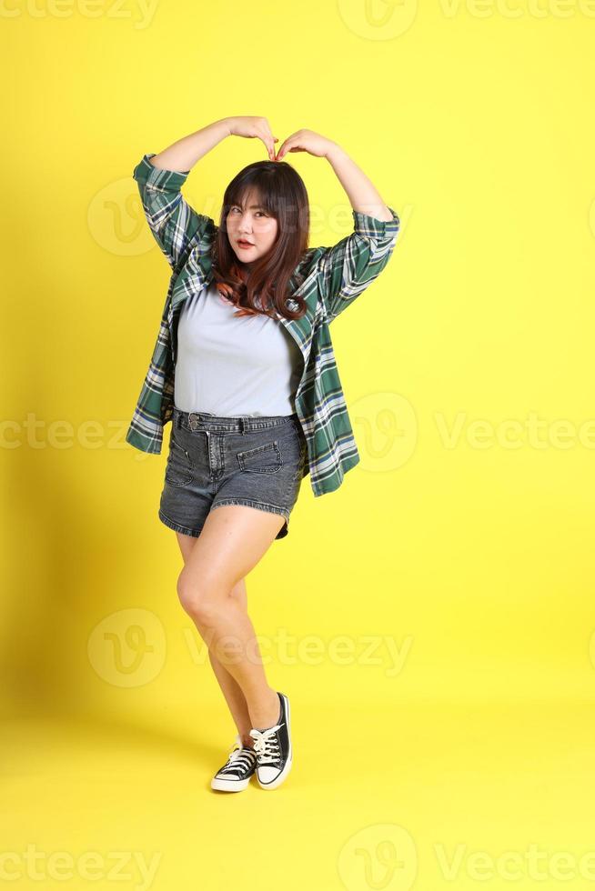 Chubby Asian Woman photo