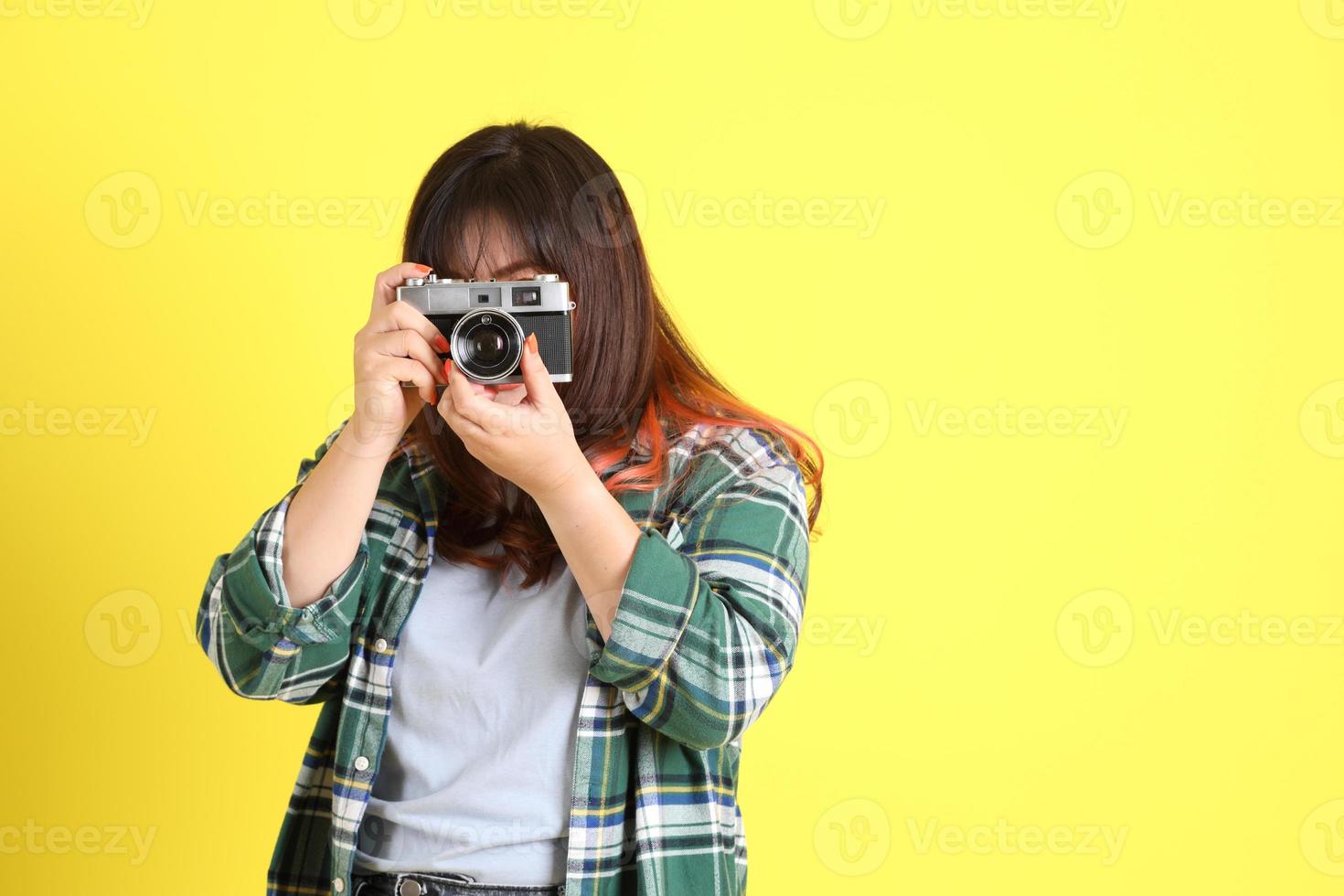 mujer asiática gordita foto