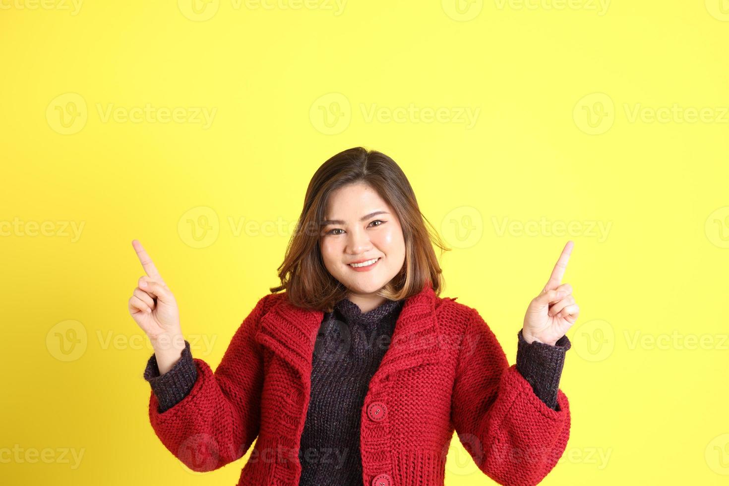 Chubby Asian Woman photo