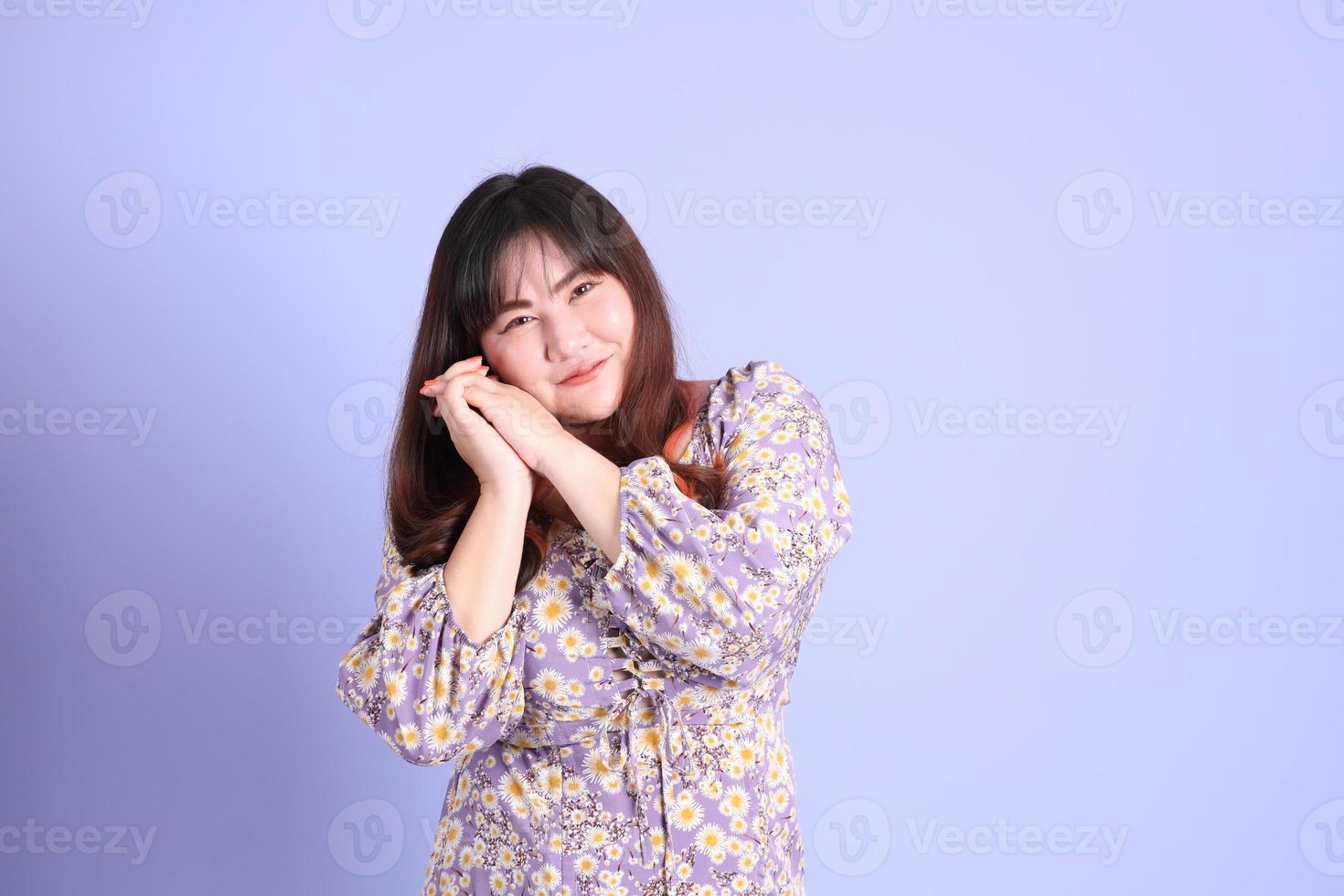 Chubby Asian Woman photo