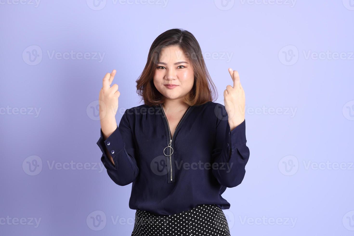 Chubby Asian Woman photo
