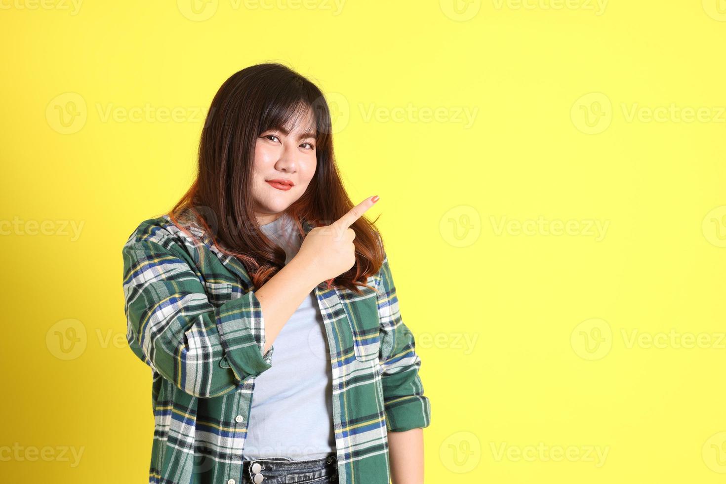 Chubby Asian Woman photo