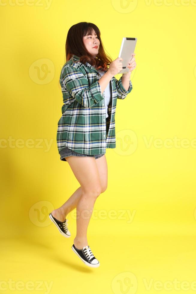 Chubby Asian Woman photo
