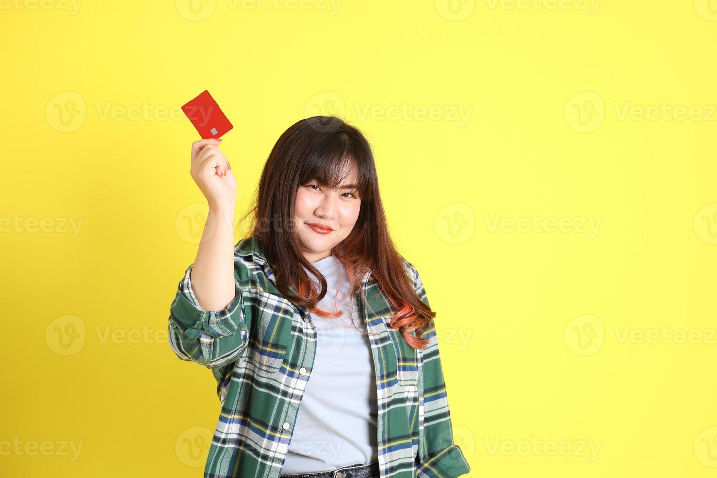 Chubby Asian Woman photo