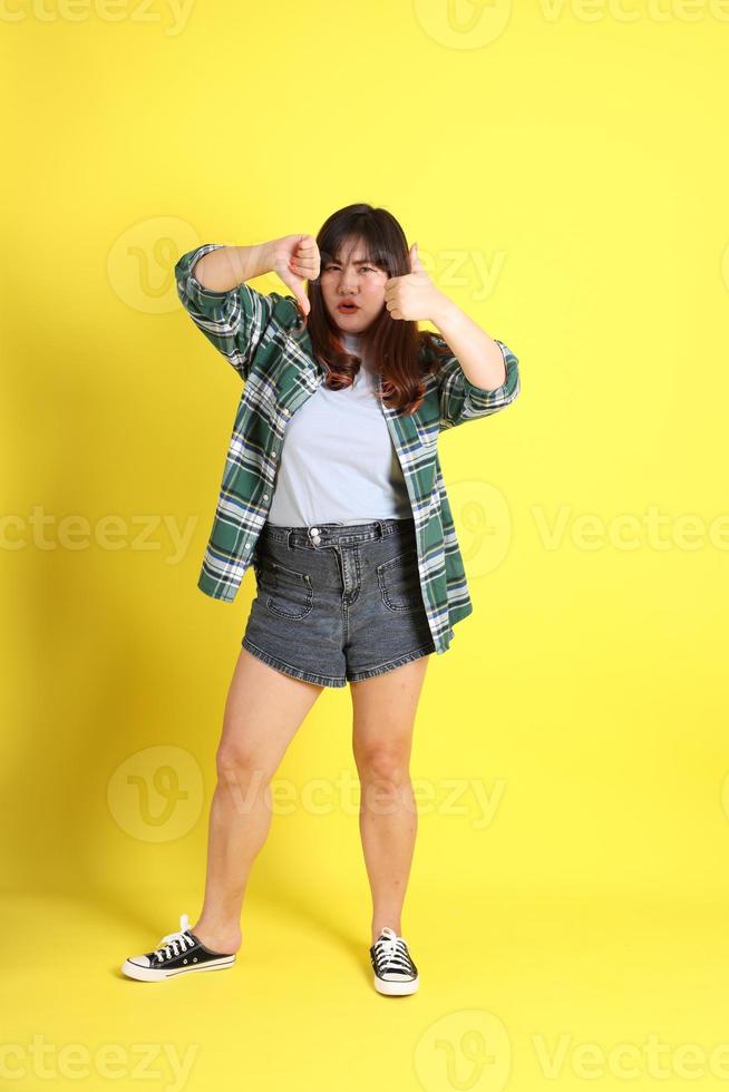 Chubby Asian Woman photo