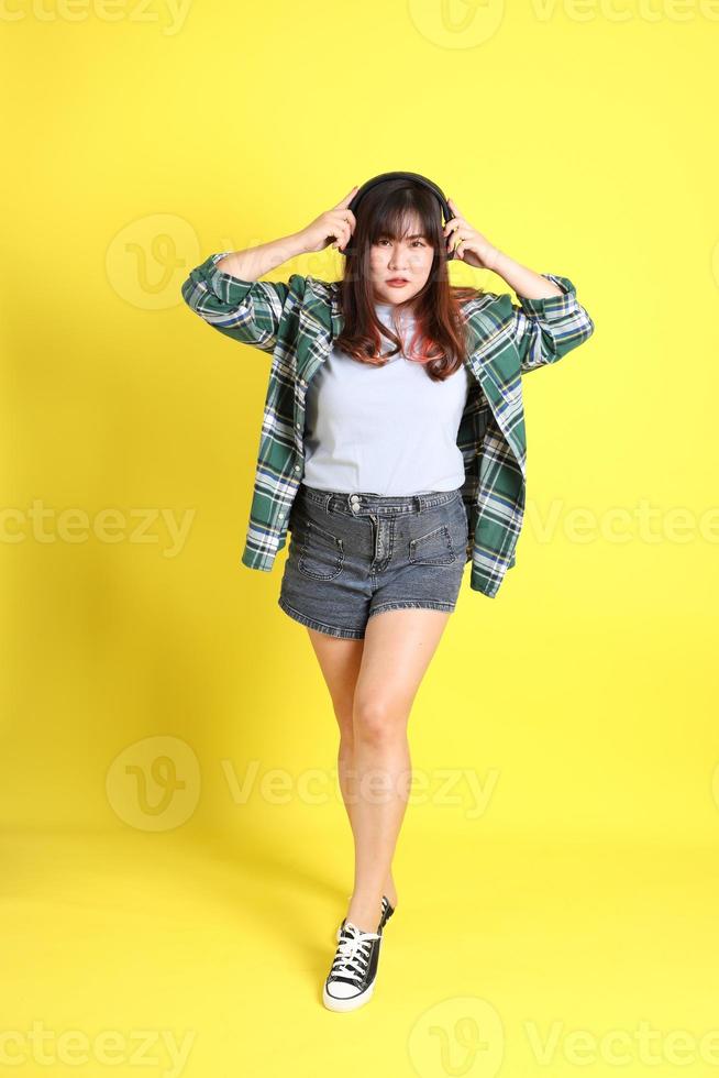 Chubby Asian Woman photo