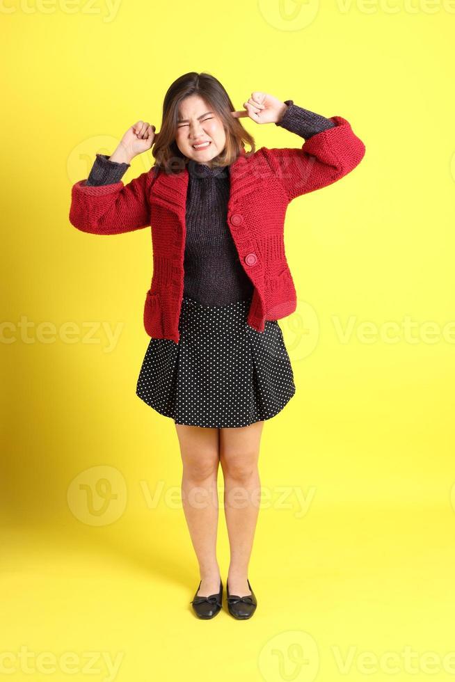 Chubby Asian Woman photo