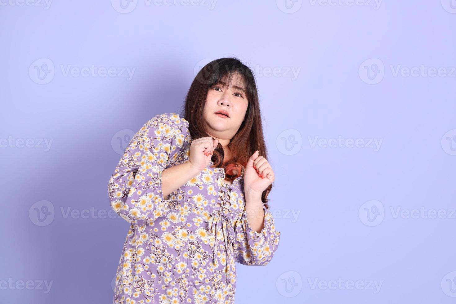 Chubby Asian Woman photo