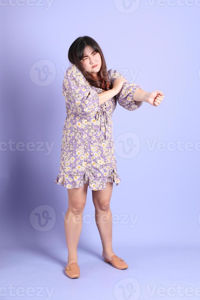Chubby Asian Woman photo