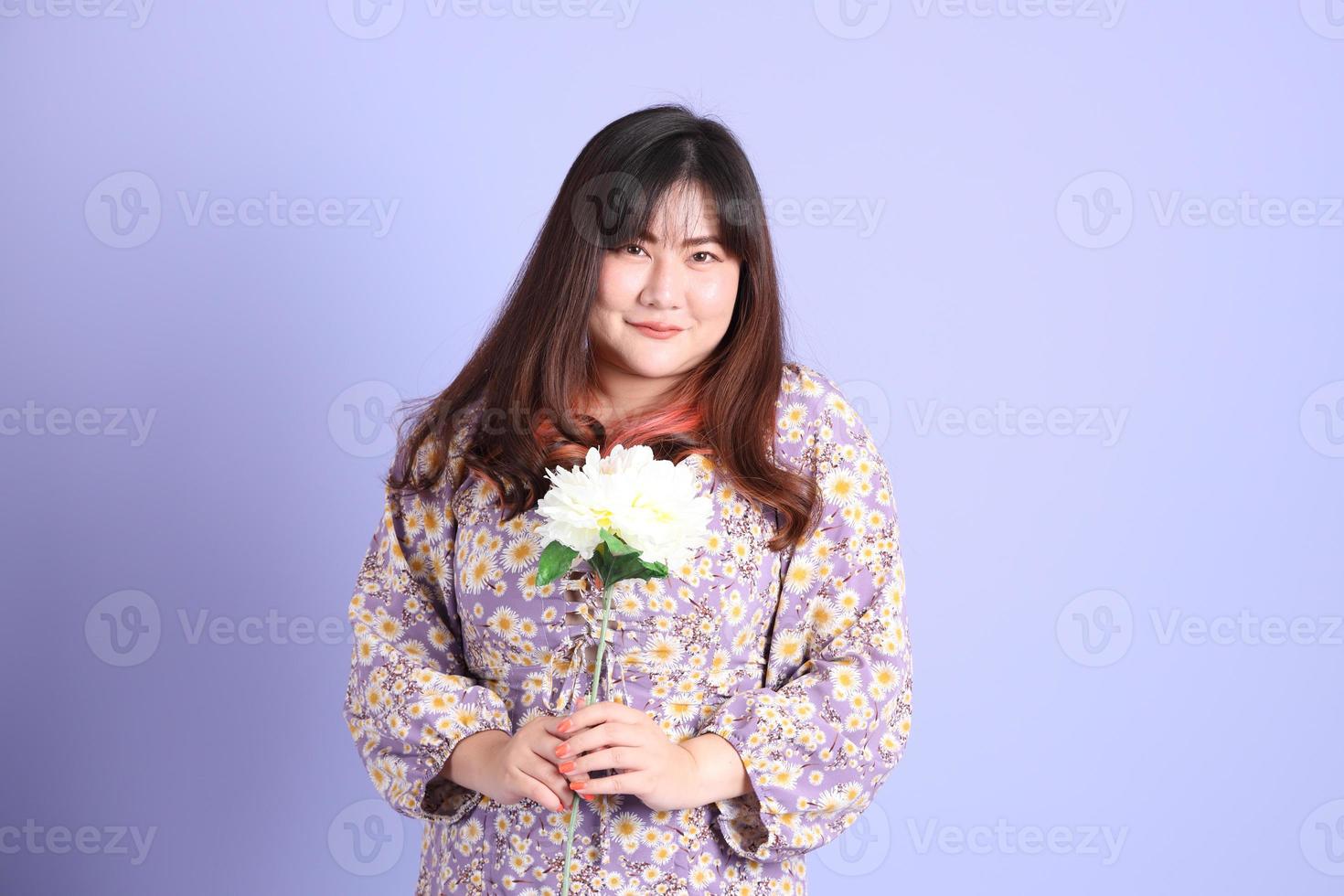 Chubby Asian Woman photo