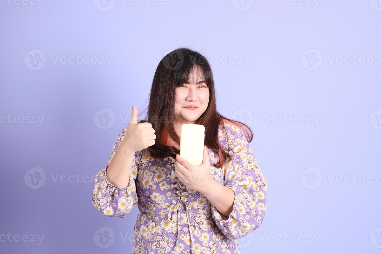 Chubby Asian Woman photo