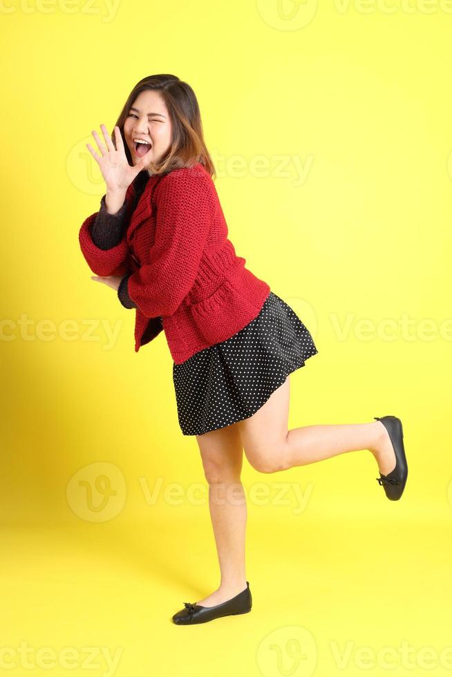 Chubby Asian Woman photo
