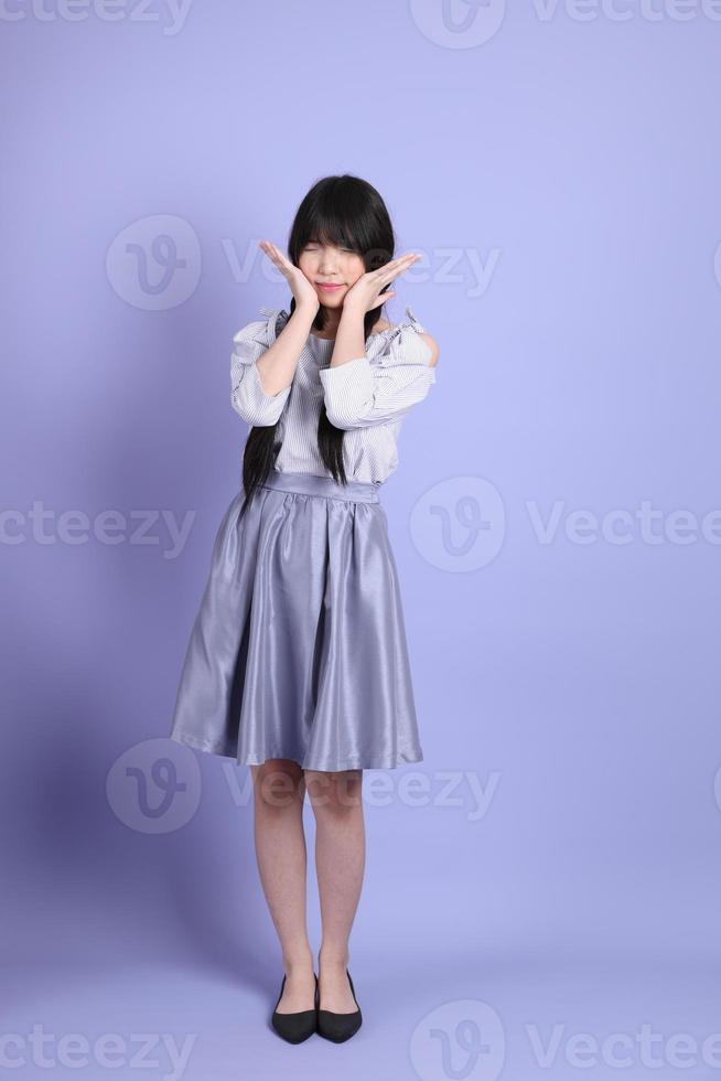 Purple Preppy Girl photo