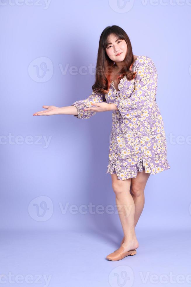Chubby Asian Woman photo