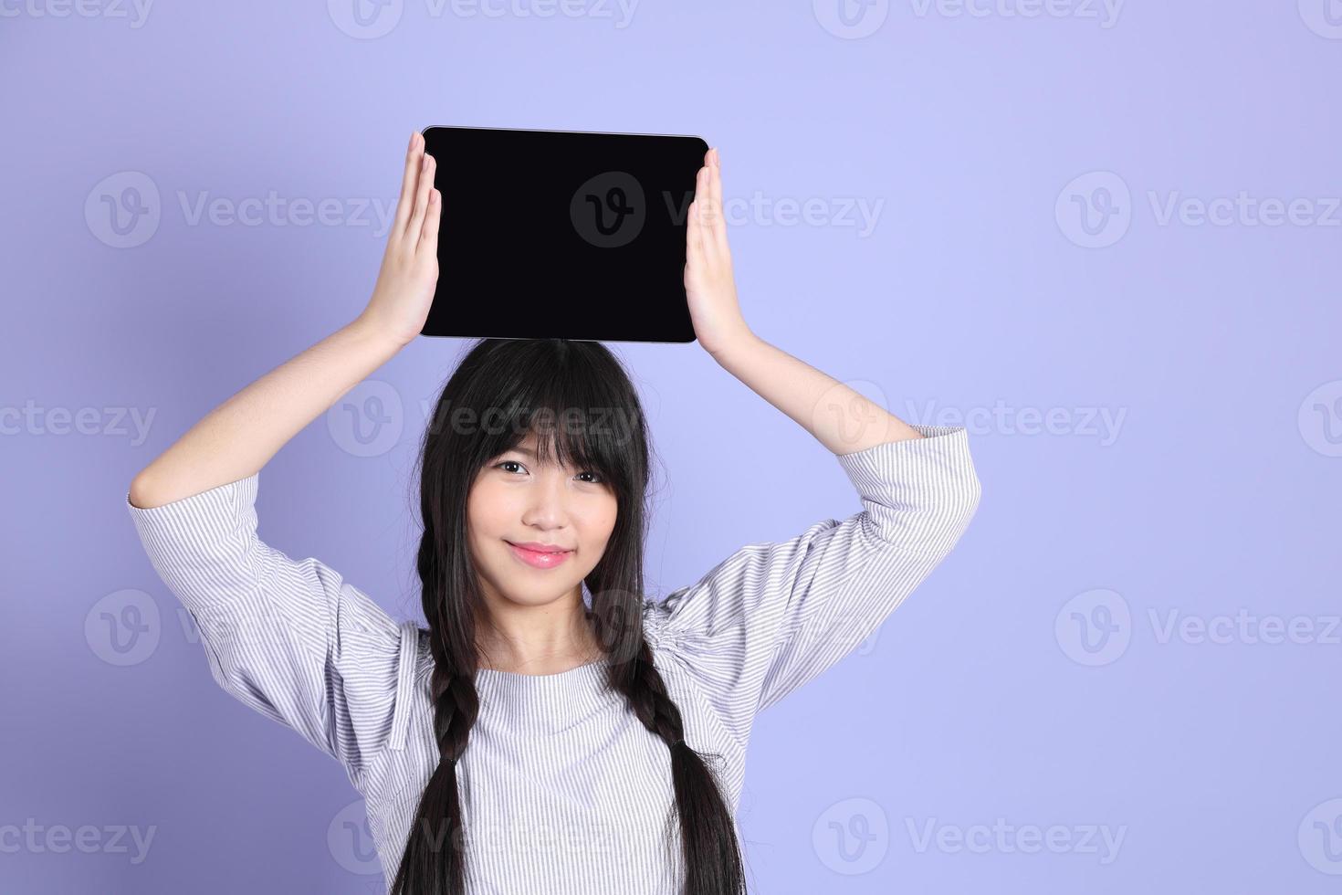 Purple Preppy Girl photo