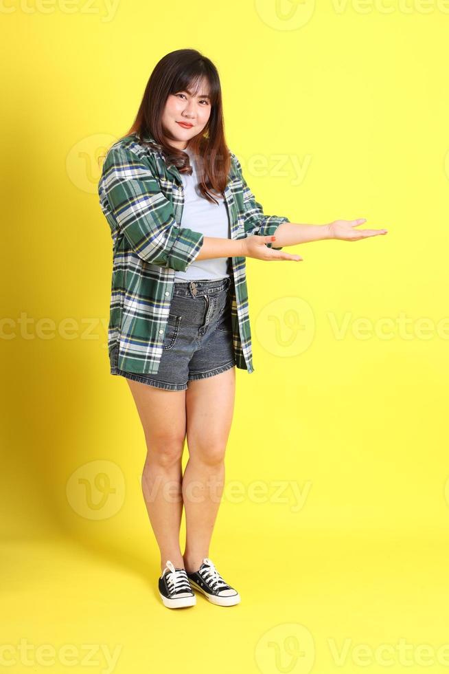 Chubby Asian Woman photo