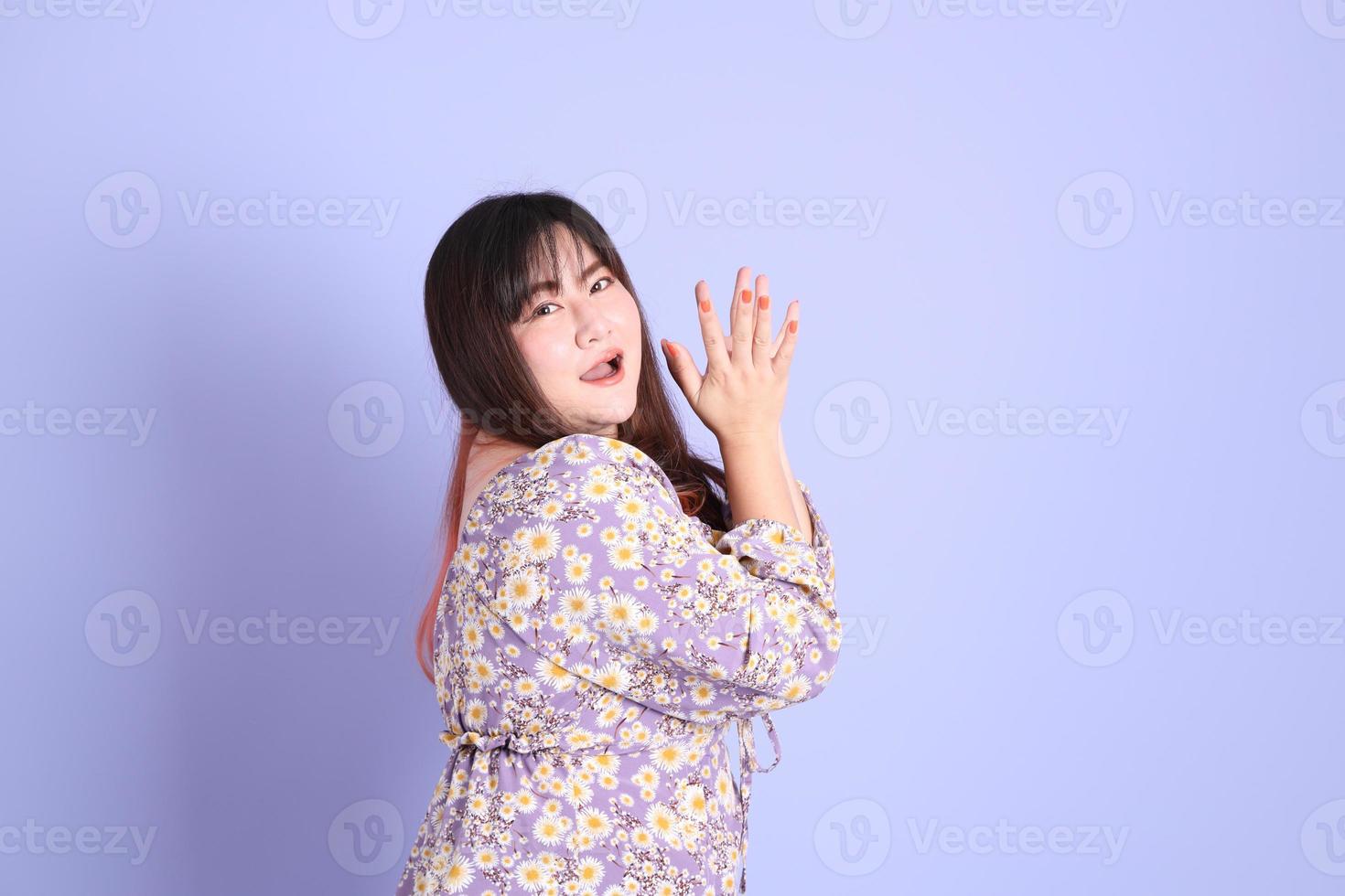 Chubby Asian Woman photo