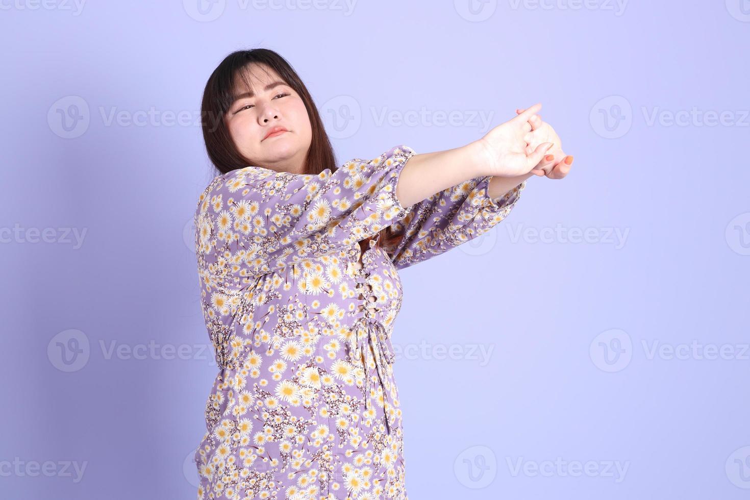 Chubby Asian Woman photo