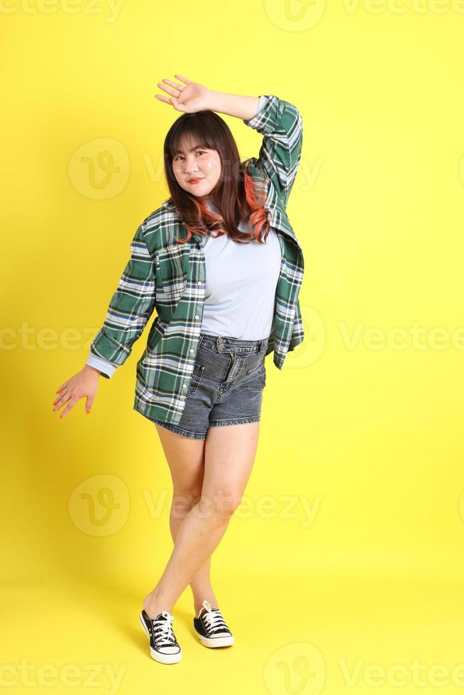Chubby Asian Woman photo