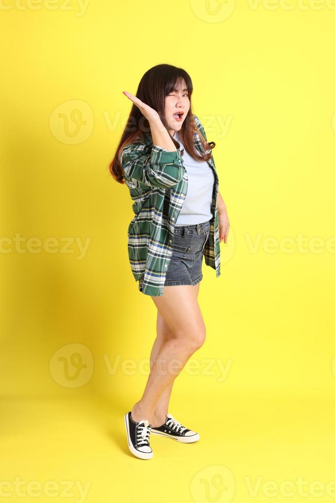 Chubby Asian Woman photo