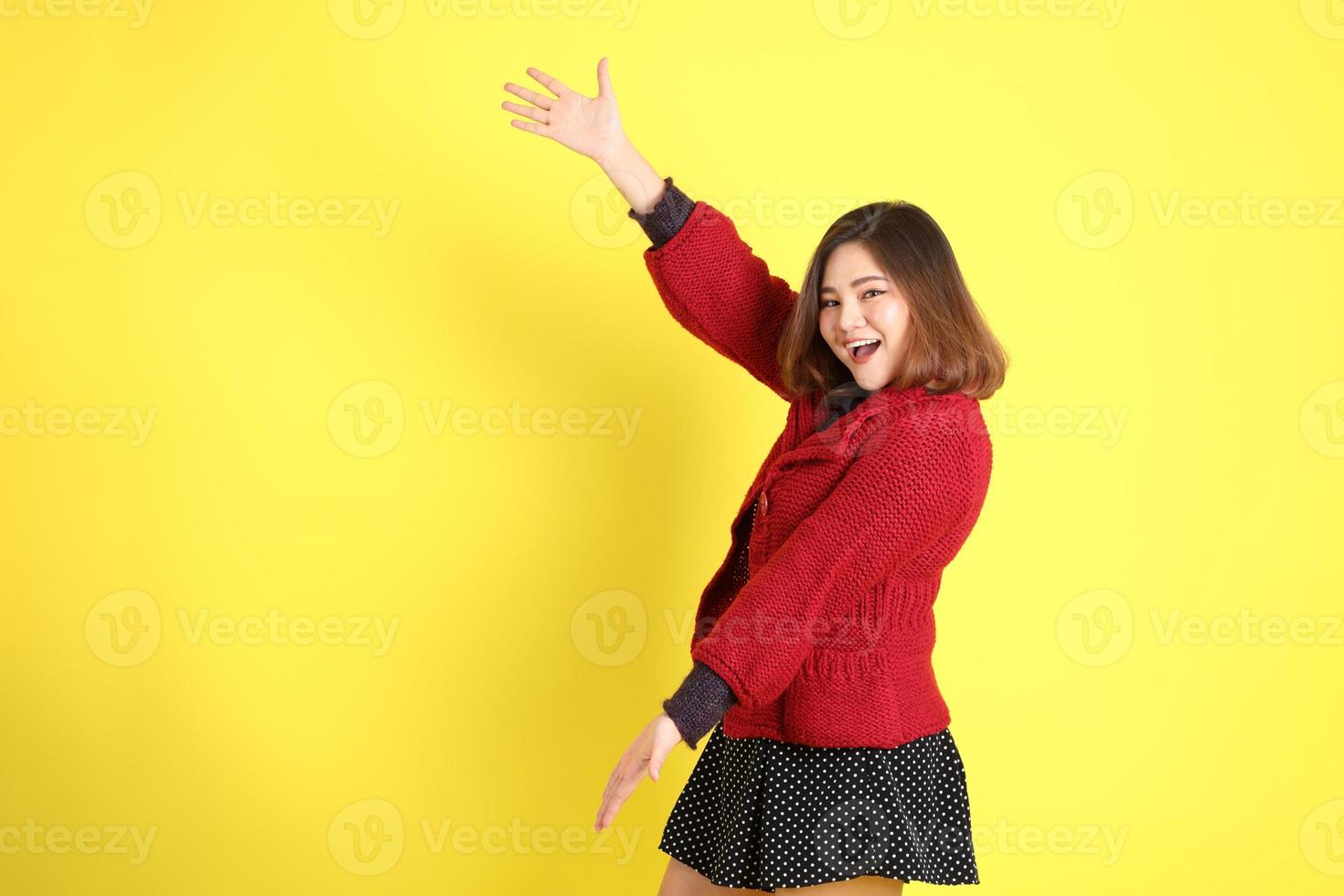 Chubby Asian Woman photo