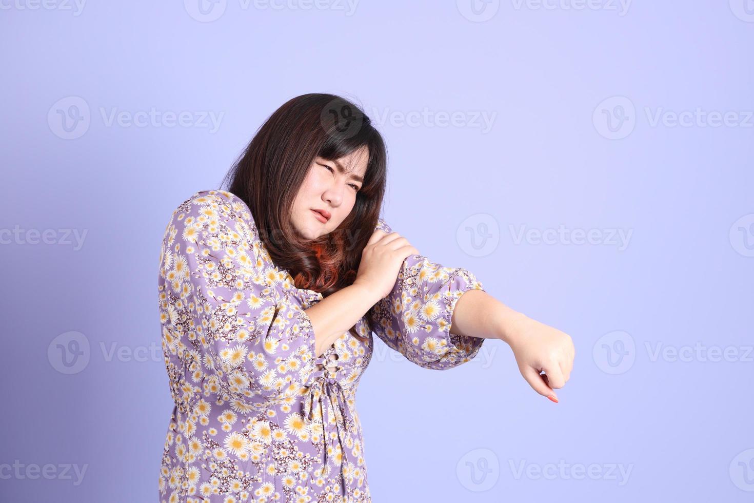 Chubby Asian Woman photo