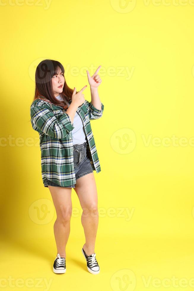 Chubby Asian Woman photo