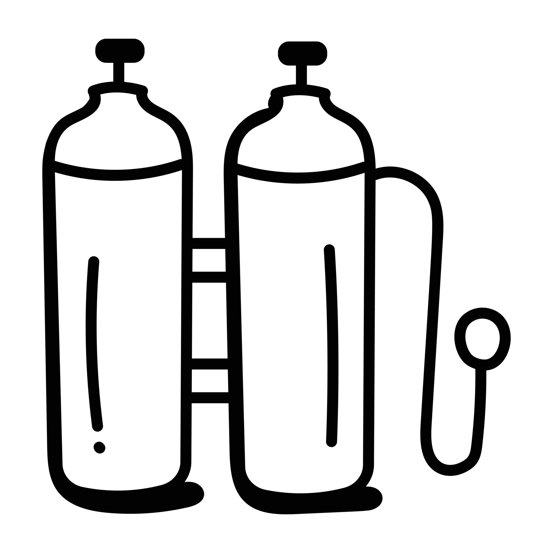 Underwater scuba tanks, hand drawn icon 7544148 Vector Art at Vecteezy