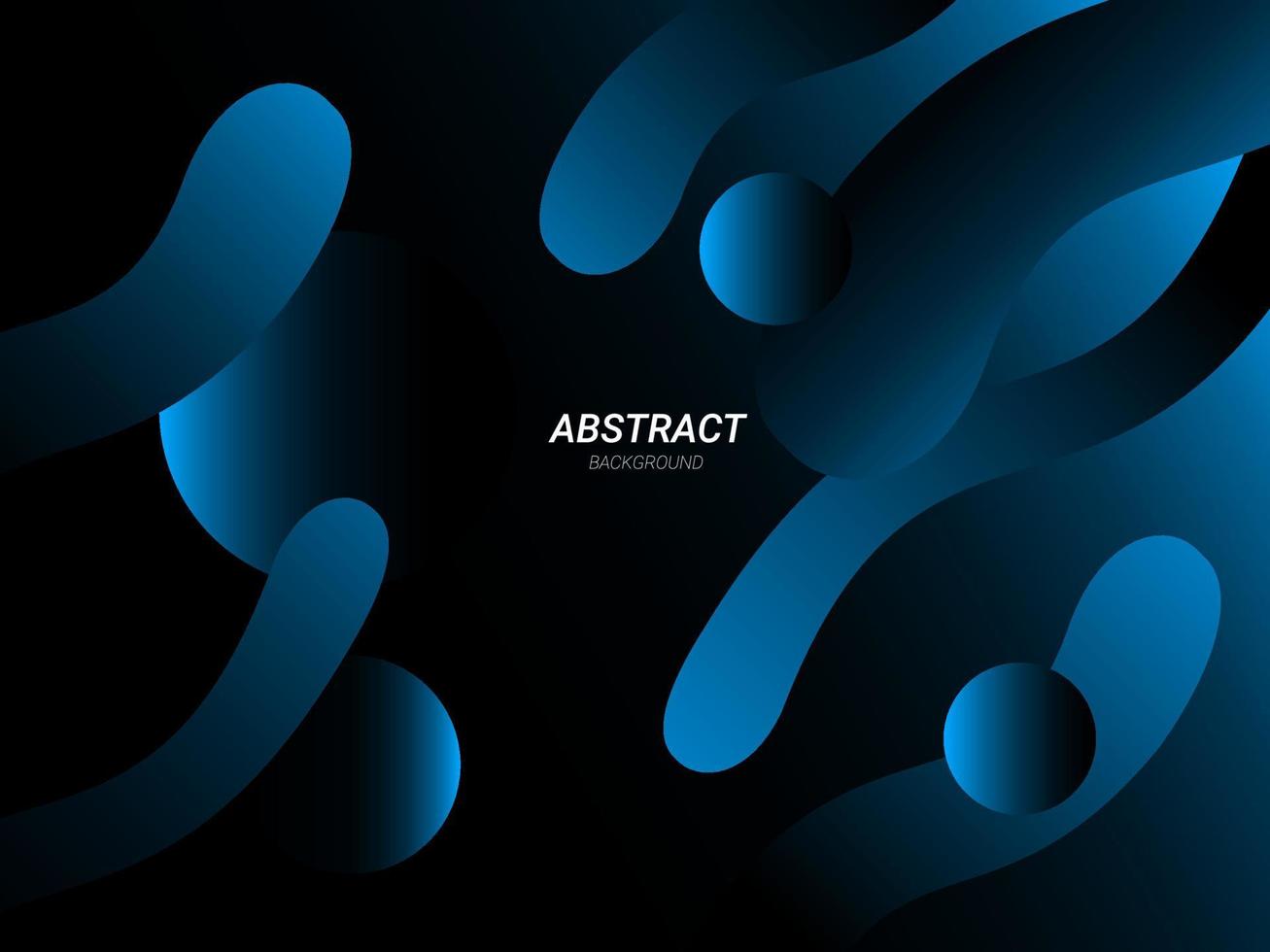 Blue abstract geometric decorative design background vector
