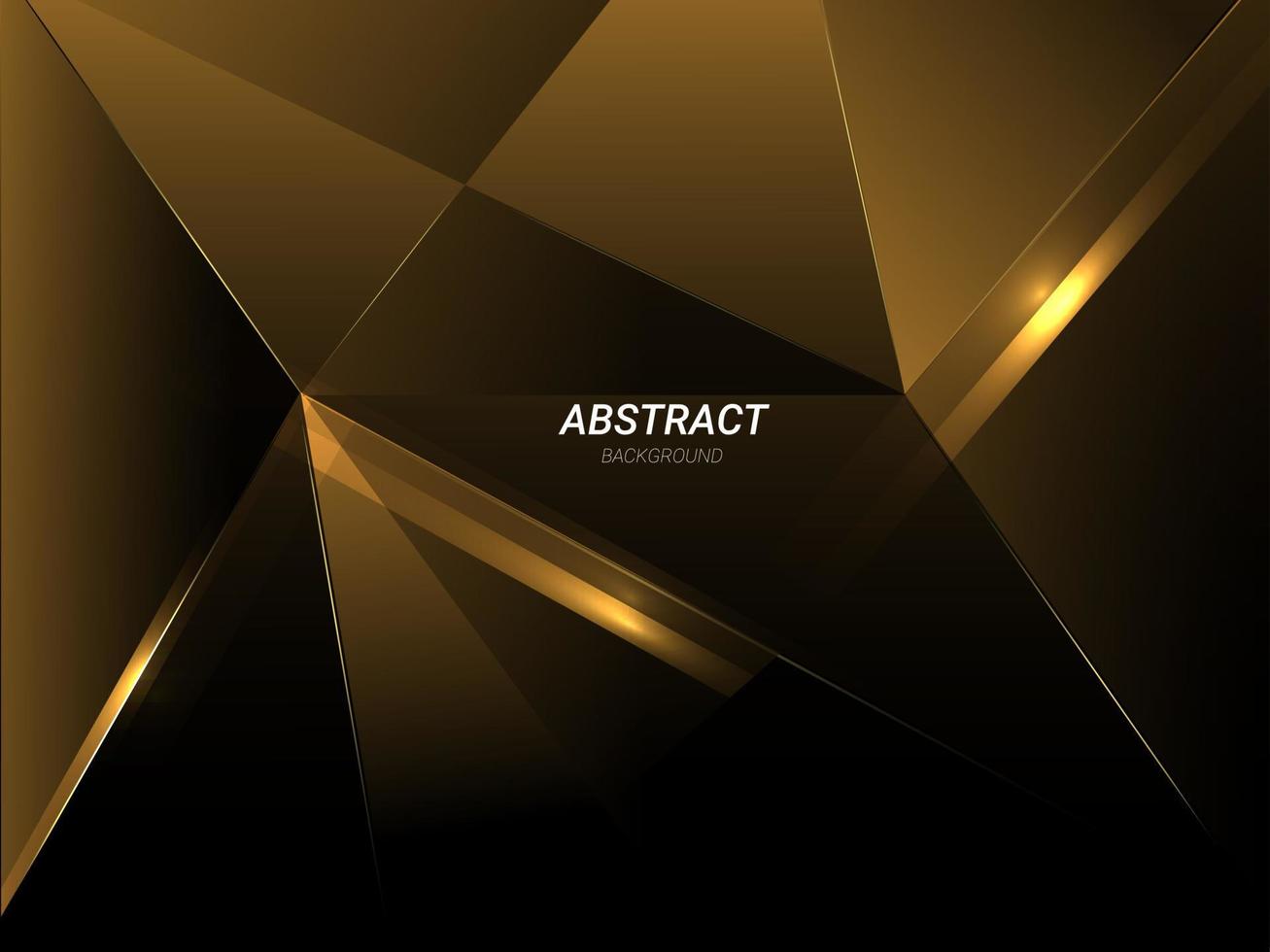 Abstract geometric gold elegant dynamic shape modern pattern background vector