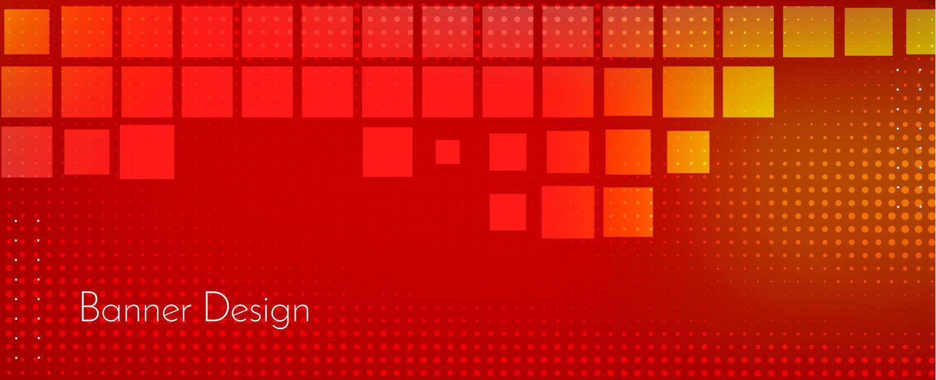 Fondo de patrón de banner elegante geométrico abstracto con estilo moderno vector