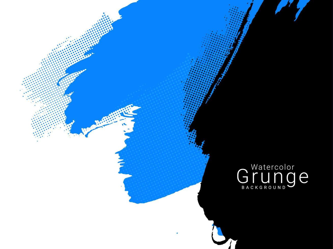 Fondo de textura grunge abstracto negro y azul vector