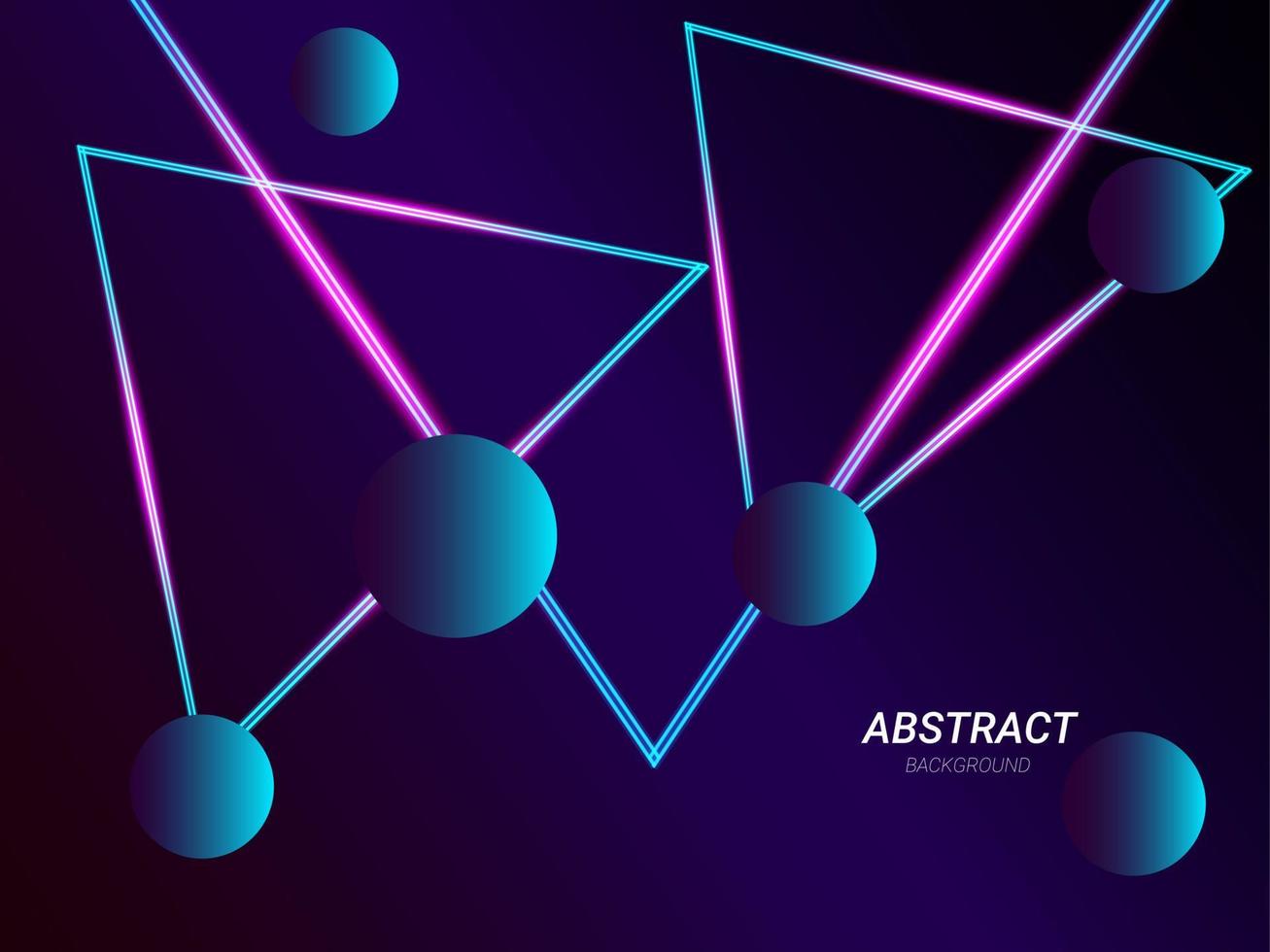 Blue abstract geometric decorative design background vector