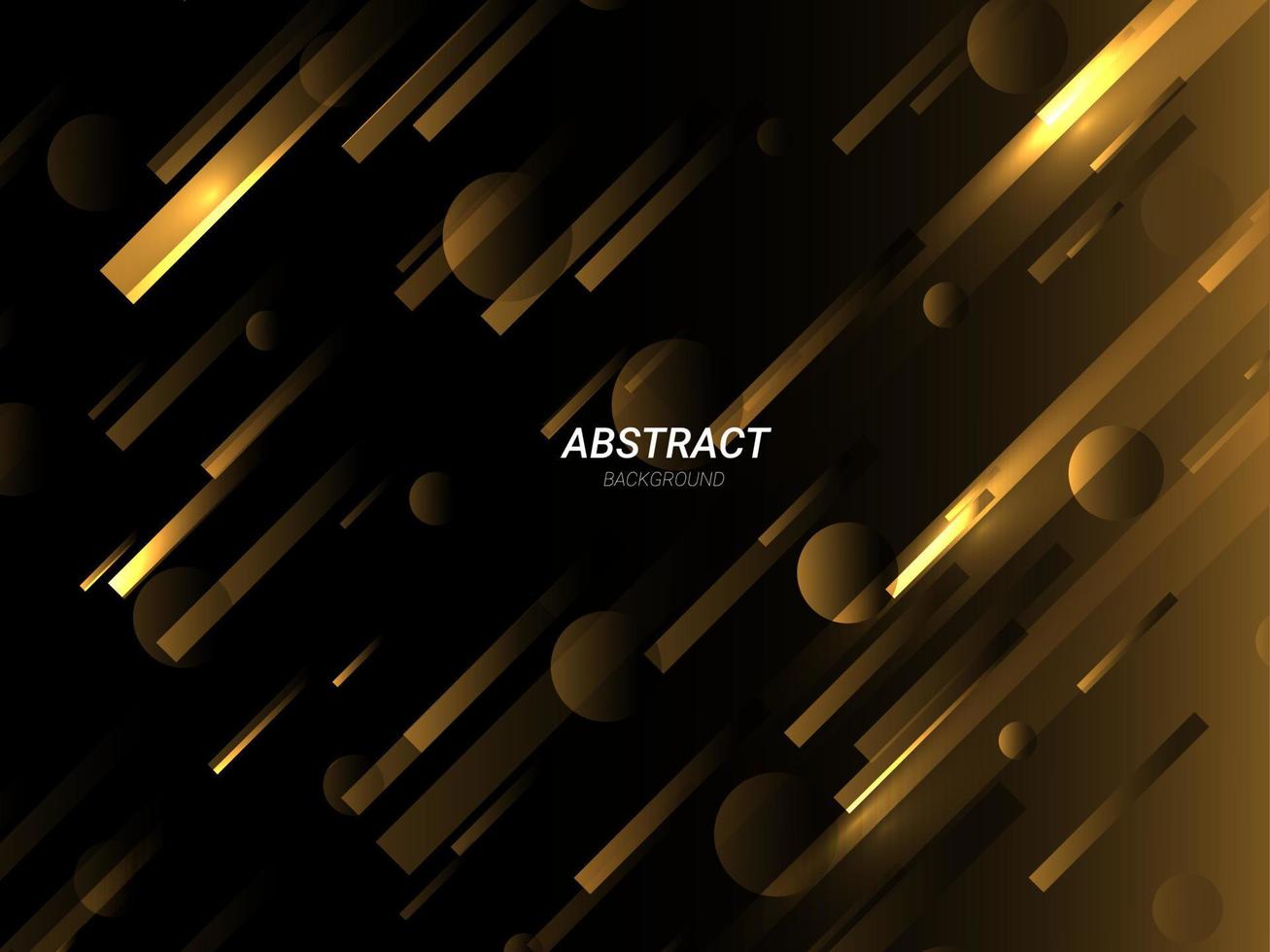 Fondo de patrón moderno de forma dinámica elegante de oro geométrico abstracto vector