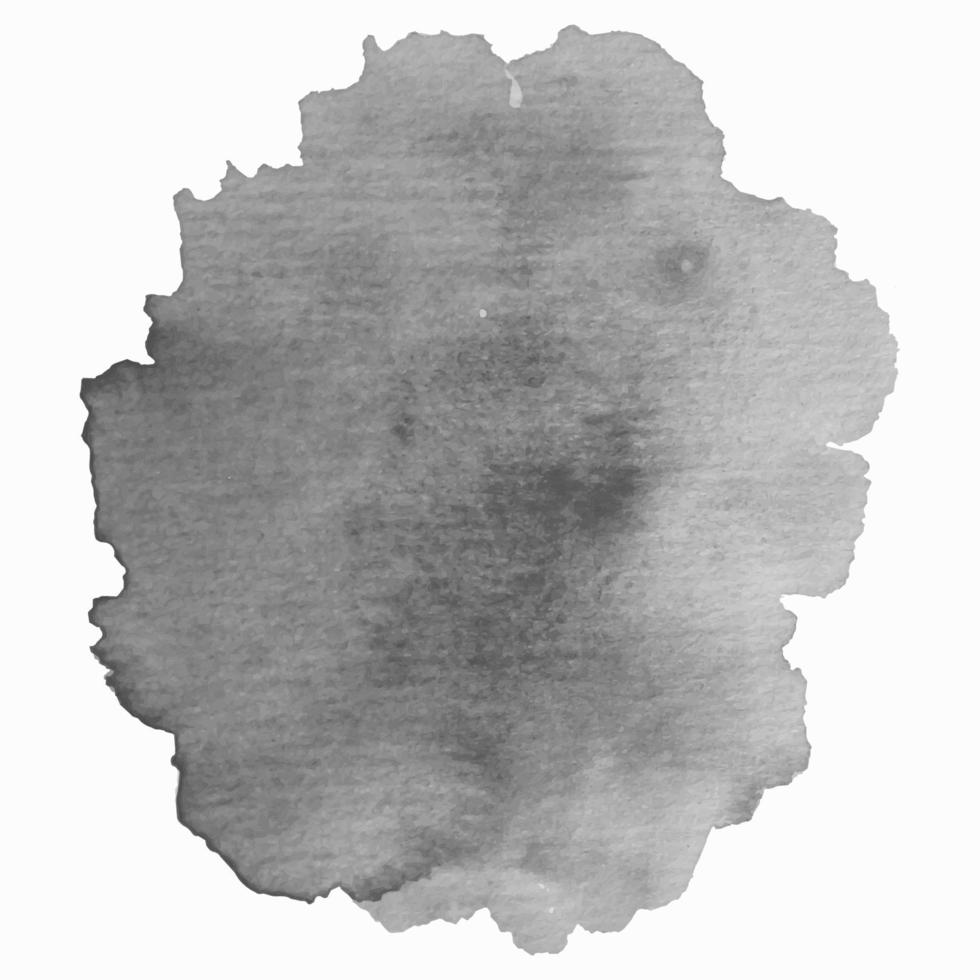 Grayscale abstract watercolor background for your design. vector