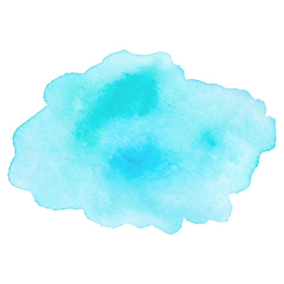Abstract isolated colorful vector watercolor stain. Grunge element for paper design