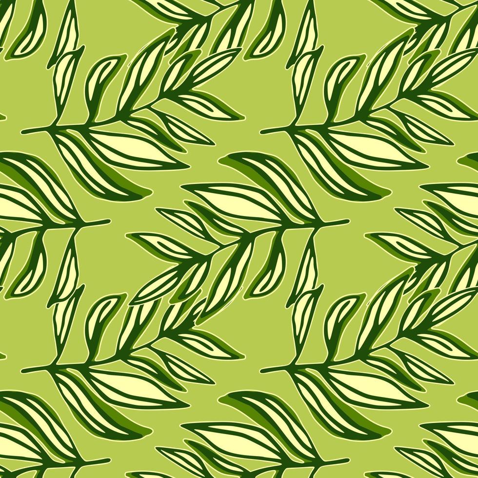 patrón tropical moderno, hojas de palma sin costuras. patrón sin fisuras de la hoja de la selva. fondo floral botánico. telón de fondo de plantas exóticas. vector