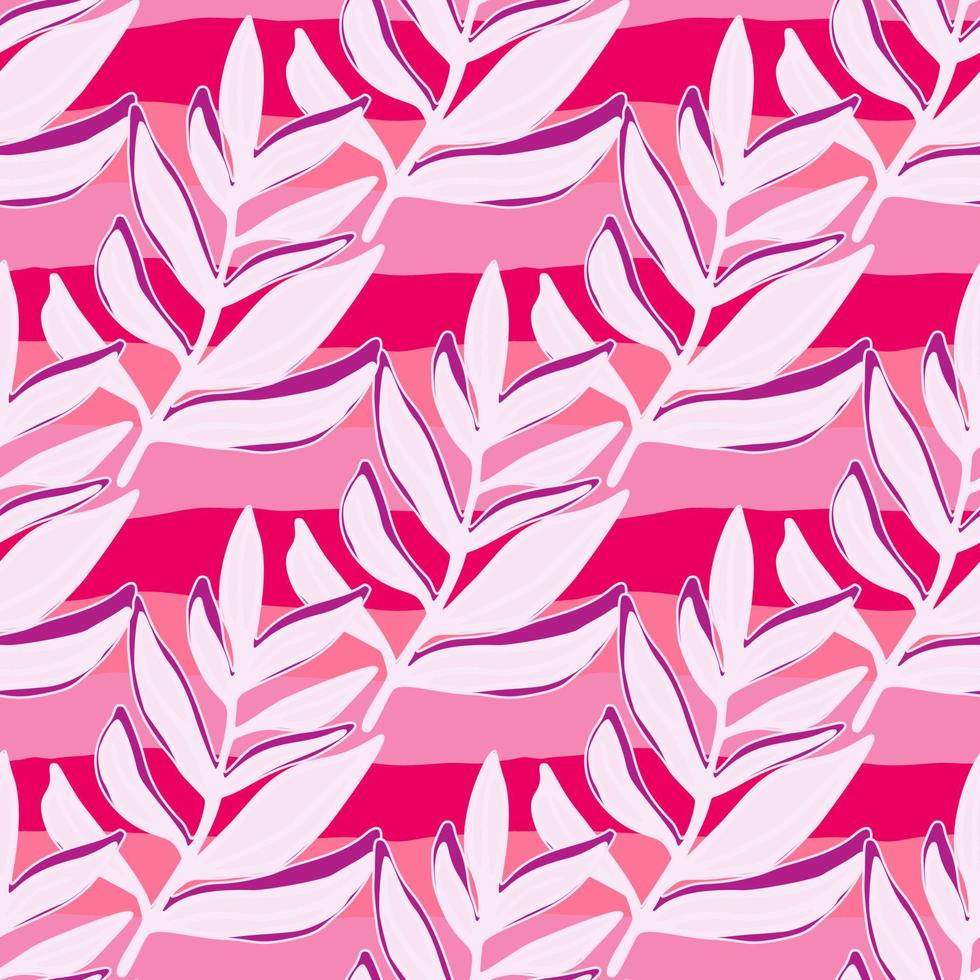 Jungle leaf seamless pattern. Creative exotic plant backdrop. Tropical pattern, palm leaves seamless. Botanical floral background. vector