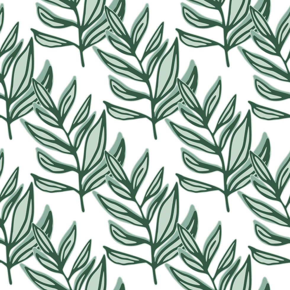 Tropical pattern, palm leaves seamless. Modern jungle leaf seamless pattern. Botanical floral background. Exotic plant backdrop. vector