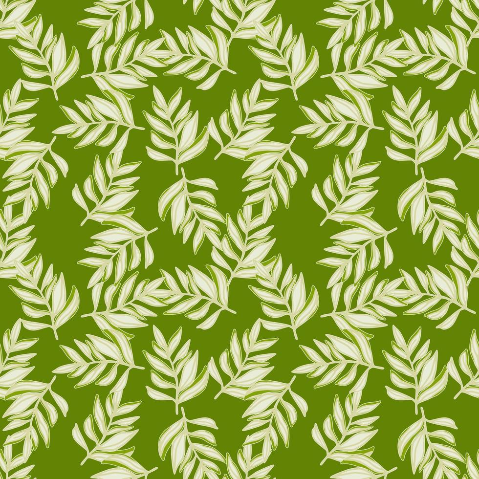 Tropical pattern, palm leaves seamless. Jungle leaf seamless pattern. Botanical floral background. Exotic plant backdrop. vector
