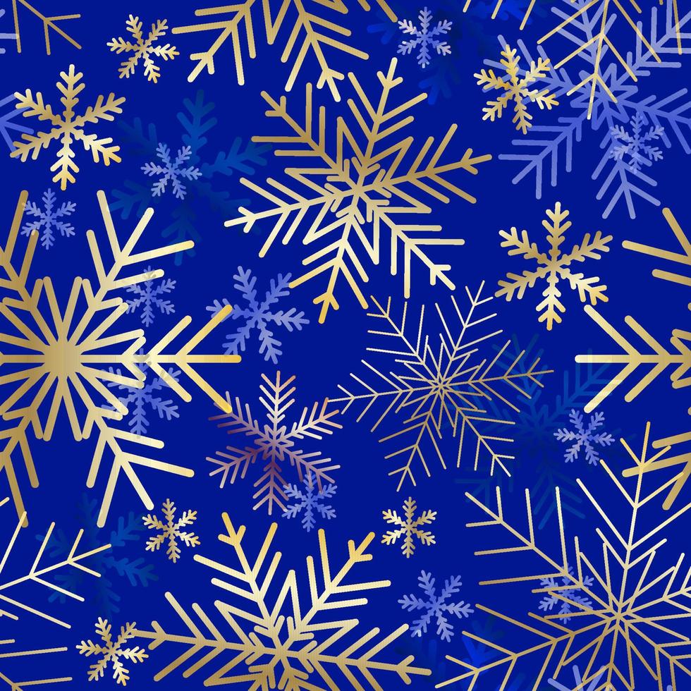 fondo de copos de nieve. patrón sin costuras de invierno. tarjeta de Navidad. fondo de copos de nieve. patrón sin costuras de invierno. tarjeta de Navidad vector