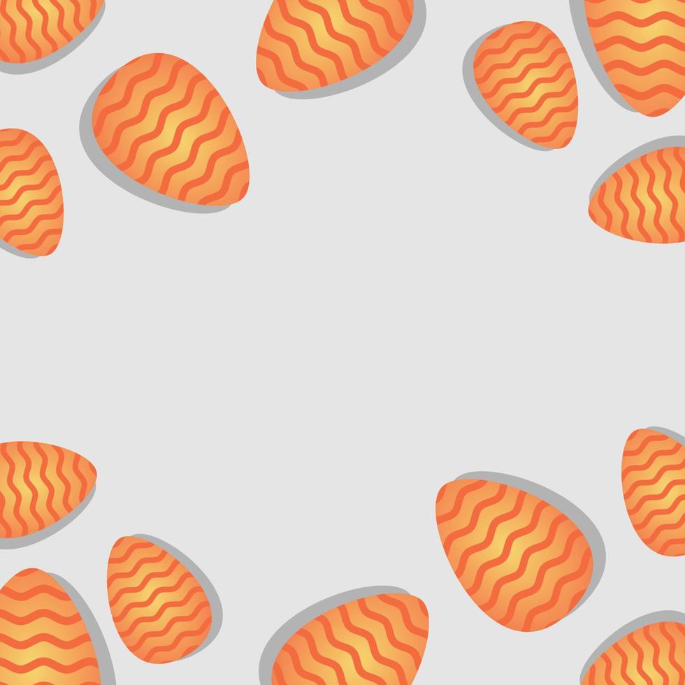 egg pattern for print or banner background vector