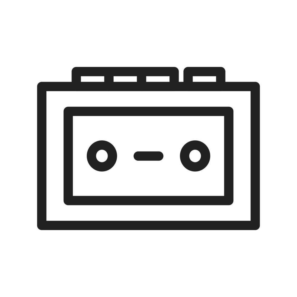 Tape Recorder Line Icon vector
