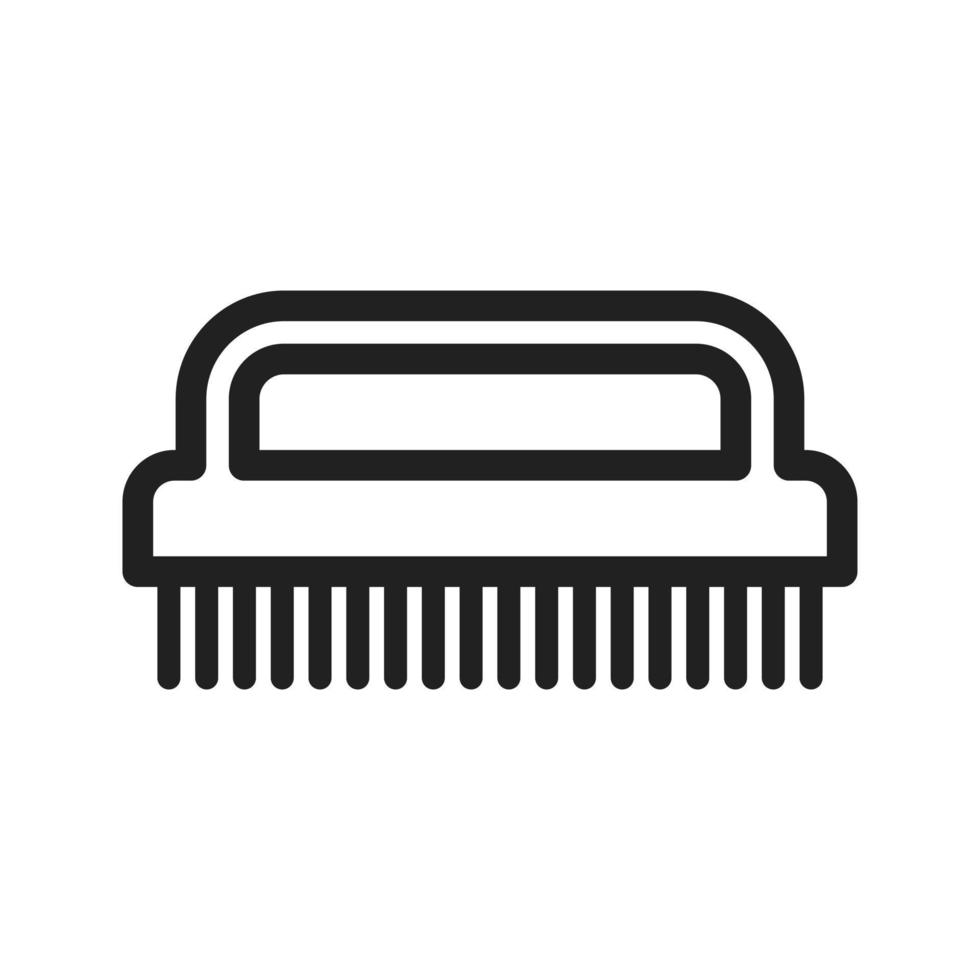 Hand Scrubber Line Icon vector