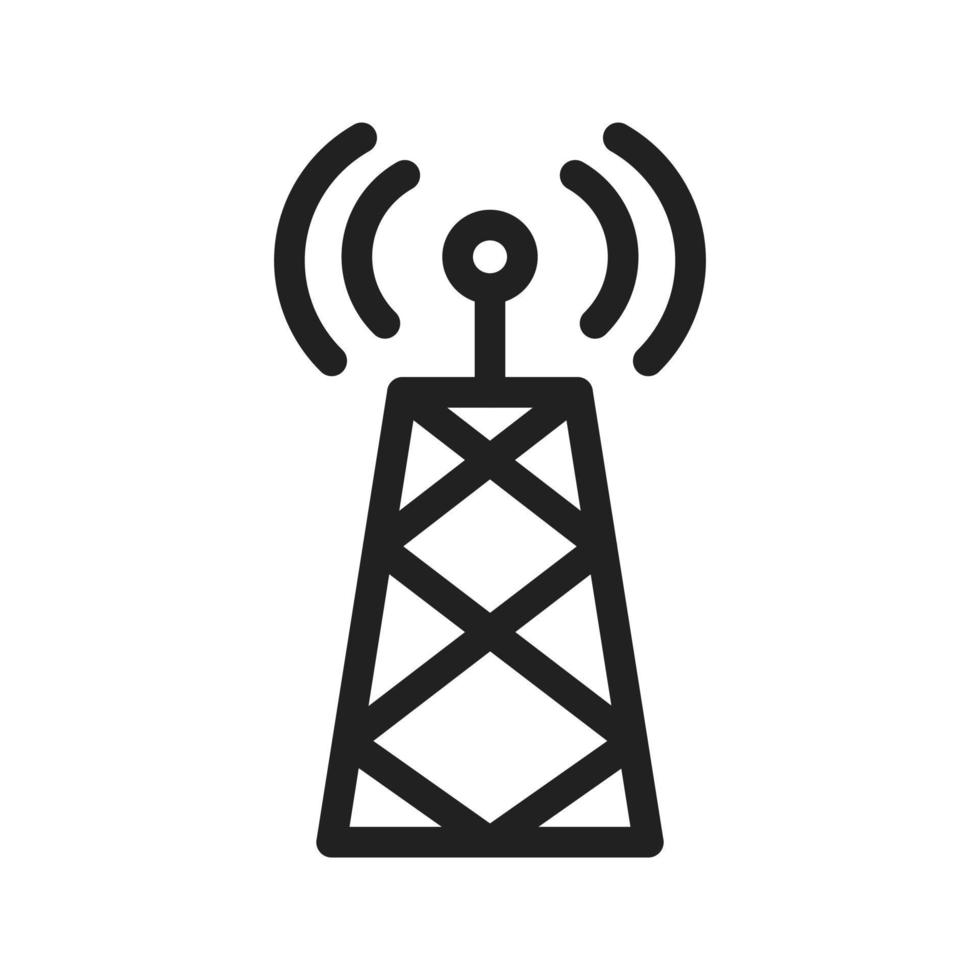 Signals Tower I Line Icon vector
