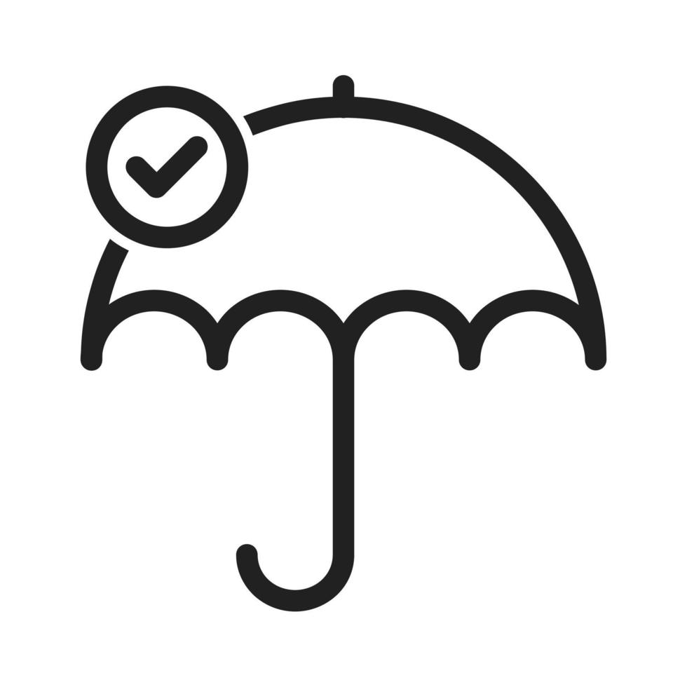 Reliability Line Icon vector