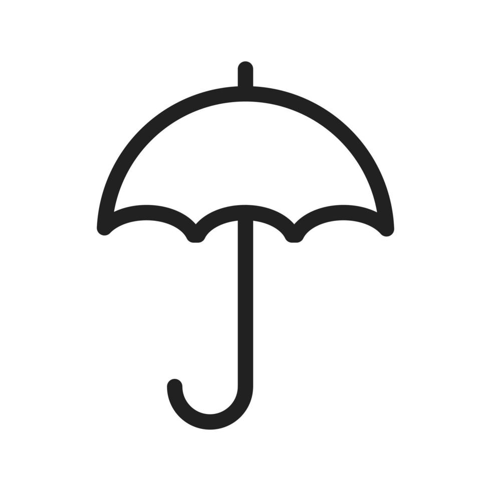 Umbrella Line Icon vector