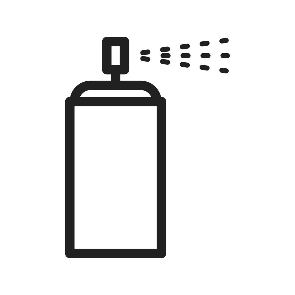 Spray Line Icon vector